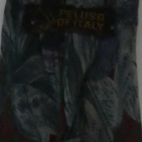 PELUSO OF ITALY | 100% Silk | Made In Canada 🟥🍁🟥 | Floral Necktie - Picture 6 of 6